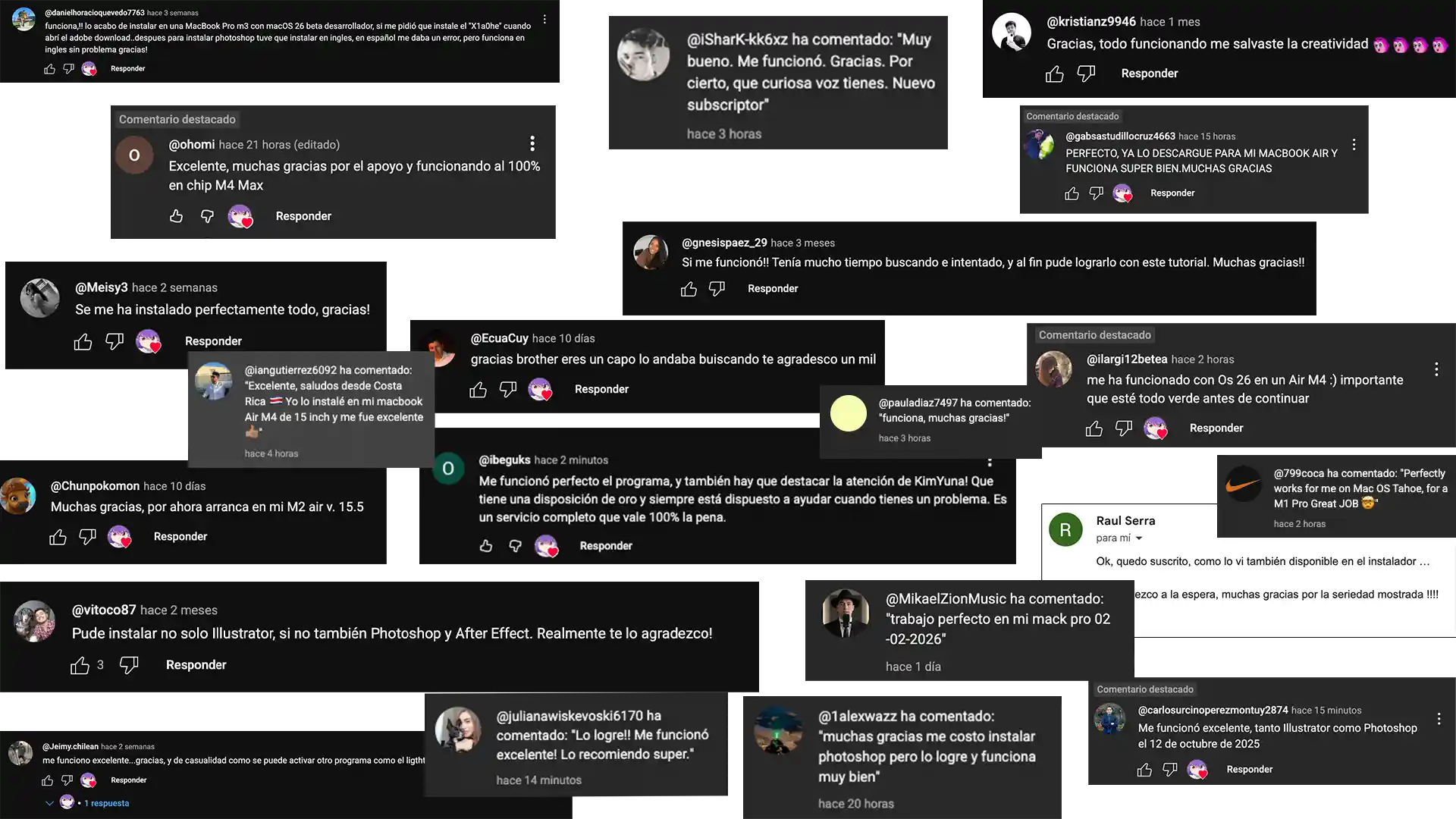 Comunidad de clientes satisfechos